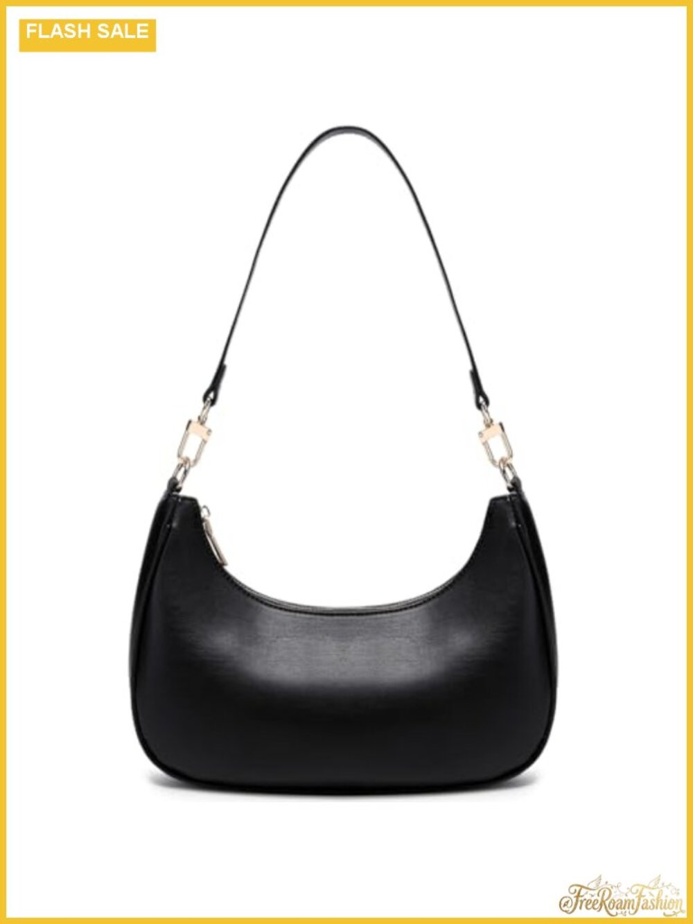 Cute Hobo Purse PU Leather Shoulder Bag with Zipper for Women